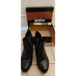 Bottines Ellen Blake Bottines ext&eacute;rieur CUIR Noir