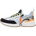 Baskets basses Desigual Basket &agrave; Lacets Moon Zipper Snake Blanc