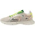 Baskets basses Lacoste Baskets homme Ref 60154 WG1 Blanc Vert