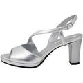 Mules Osvaldo Pericoli Femme Chaussures, Sandale &eacute;l&eacute;gant, Cuir, 23663 Argent&eacute;