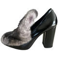 Chaussures escarpins St&eacute;phane Kelian Carla noir gris Noir