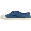 Baskets basses Bensimon Tennis &agrave; Lacets Broderie Anglaise Bleu