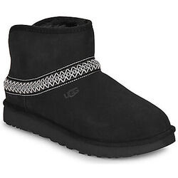 Boots UGG CLASSIC MINI CRESCENT Noir