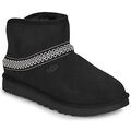 Boots UGG CLASSIC MINI CRESCENT Noir