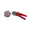 Pince &agrave; sertir multicrimp� avec porte-profils et 5 matrices 1 pi&egrave;ce(s) pince &agrave; sertir multicrimp� avec porte-profils et 5 matrices - knipex werk