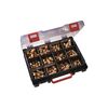 Bo&icirc;te assortie pcs. tourn&eacute;es en laiton 120 pcs. 1 pi&egrave;ce(s) bo&icirc;te assortie pcs. tourn&eacute;es en laiton 120 pcs. - tecwerk