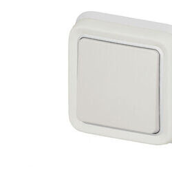 Interrupteur va-et-vient simple Legrand Plexo? blanc encastr&eacute;e