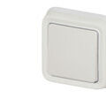 Interrupteur va-et-vient simple Legrand Plexo? blanc encastr&eacute;e