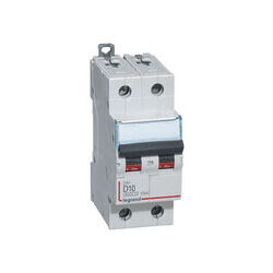 Disjoncteur modulaire bipolaire Legrand DX� 10A courbe D