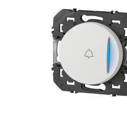 Poussoir lumineux pour carillon Legrand Dooxie