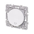 Poussoir pour carillon Blanc Eur'Ohm Square