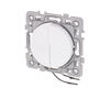 Interrupteur va-et-vient + va-et-vient lumineux Blanc Eur'Ohm Square