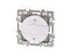 Interrupteur de volet roulant 3 positions Blanc Eur'Ohm Square