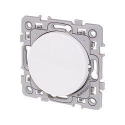 Interrupteur permutateur de va-et-vient Blanc Eur'Ohm Square