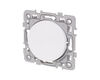 Interrupteur permutateur de va-et-vient Blanc Eur'Ohm Square