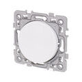 Interrupteur permutateur de va-et-vient Blanc Eur'Ohm Square