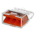 100 bornes Eur'Ohm FastLock pour fil rigide 3 entr&eacute;es