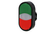 T&ecirc;te de bouton poussoir double vert et rouge IMO �22mm