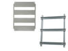 Ch&acirc;ssis avec plastron 69 modules pour coffret polyester 500x600 Solera Polibox