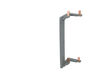 Peigne vertical 2 rang&eacute;es pour inter diff 2P Hager