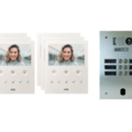Kit visiophone 2 rang&eacute;es avec 6 &eacute;crans URMET Collectif