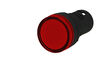 Voyant lumineux monobloc &agrave; LED IMO 230VAC �22mm rouge