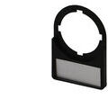 Porte &eacute;tiquette + &eacute;tiquette IMO pour bouton �22mm (lot de 10)