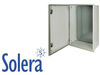 Plaque de fond m&eacute;tal t&ocirc;le pleine pour coffret polyester Solera Polibox PX304020