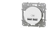 SCHNEIDER ELECTRIC Prise USB double Schneider Odace