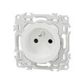 SCHNEIDER ELECTRIC Prise de courant 2P+T 16A r&eacute;novation Blanc craie Schneider Odace