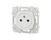 SCHNEIDER ELECTRIC Prise de courant 2P+T 16A affleurante Blanc craie Schneider Odace