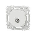 Appareillage &agrave; encastrer sur Seyssins : SCHNEIDER ELECTRIC Prise TV coaxiale simple Blanc craie Schneider Odace