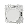 SCHNEIDER ELECTRIC Variateur de lumi&egrave;re rotatif 2 ou 3 fils Blanc craie Schneider Odace