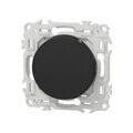 SCHNEIDER ELECTRIC Interrupteur va-et-vient ou poussoir simple &agrave; levier Noir onyx Schneider Odace