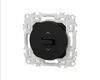 SCHNEIDER ELECTRIC Interrupteur de volet roulant 3 positions &agrave; levier Noir onyx Schneider Odace