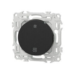 SCHNEIDER ELECTRIC Interrupteur de VMC 2 vitesses Noir onyx Schneider Odace