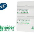 SCHNEIDER ELECTRIC Tableau pr&eacute;c&acirc;bl&eacute; 11 disj + 2 ID Schneider Resi9 XE embrochable
