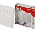 Domotique sur Seyssins : T&eacute;l&eacute;commande sans fil murale 1 touche POWER Yokis