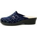 Chaussons Fly Flot Femme Mule, Textile chaud, compens&eacute; - L8X67 Bleu