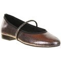 Chaussures plates femme sur Grenoble : Derbies We Do CO55370D Argent&eacute;