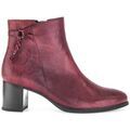 Bottines Gabor Bottines en cuir &agrave; talon block d&eacute;croch&eacute; Rouge