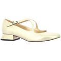 Ballerines Exit Babies cuir lamin&eacute; Marron