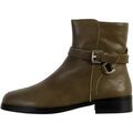 Boots The Divine Factory Bottines Cuir Al&eacute;noa Kaki