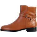 Sports d'hiver sur Grenoble : Boots The Divine Factory Bottines Cuir Al&eacute;noa Marron