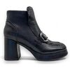 Bottines Caf&eacute; Noir CNDAI25-LD4002-blk Noir