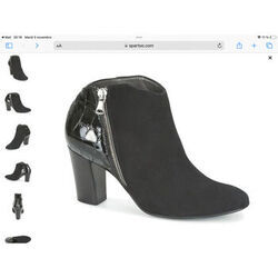 Bottines France Mode Boots noir
