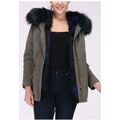 Manteau Kebello Parka F, Vert