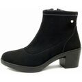 Boots Laura Aza�a Femme Chaussures, Bottine en Tissu, Zip -26922NE Noir