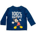 T-shirt enfant Disney TEE MICKEY 100% HAPPY - Bleu - 18 mois Grenoble