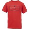 T-shirt enfant Quiksilver TEE-SHIRT SIMPLE STEAR FLAXTON YOUTH - ROCOCCO RED - 10 ans